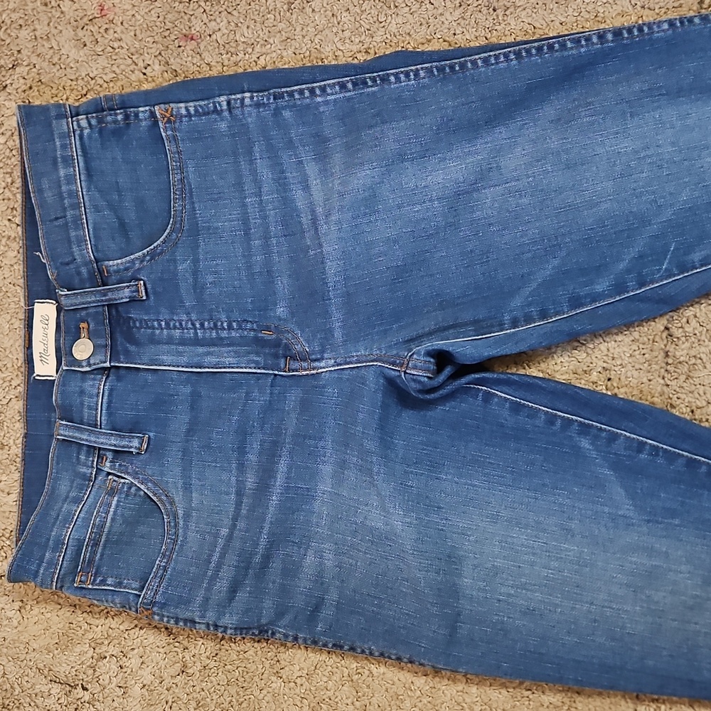 Madewell Blue High Rise Roadtripper Jeans Size 27 - Picture 12 of 13